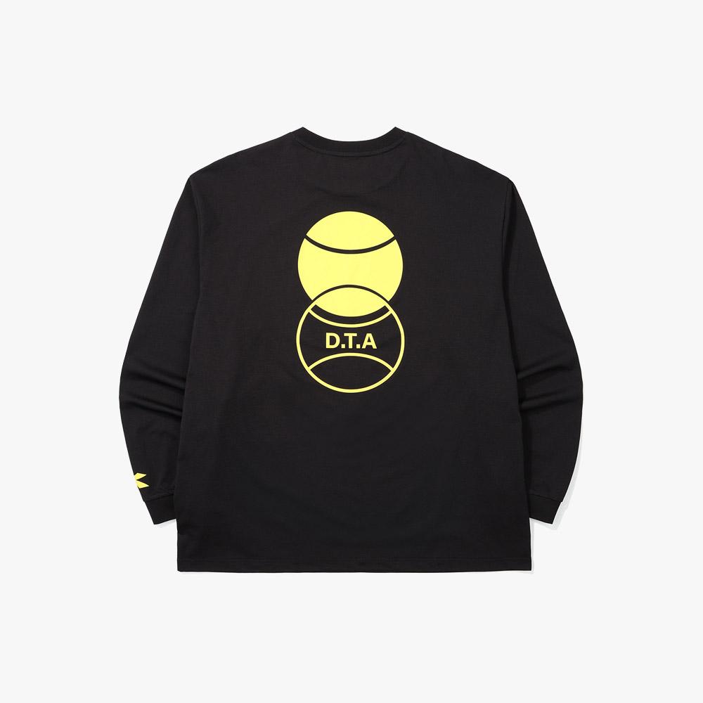 Diadora Dta Tennis Ball Long Sleeve T-Shirt Black