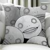 Game NNieRES EEmil cushion cover Birthday Anniversary Gifts Double Sided Printed Zipper Cushion Cover Soft Skin Bedding