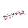 Lesebrille Blaulichtfilter für Männer Frauen Metallrahmen Tragbar HD Stifthalter Ultraleichte Brille Augenschutz Brille