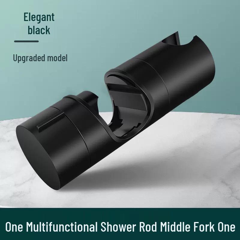 Punch-Free Adjustable Shower Head Holder with Bathroom Base