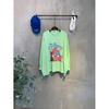 C S In The Room Bear prInTIng looSe FiT Long Sleeve T ShirT 3Color