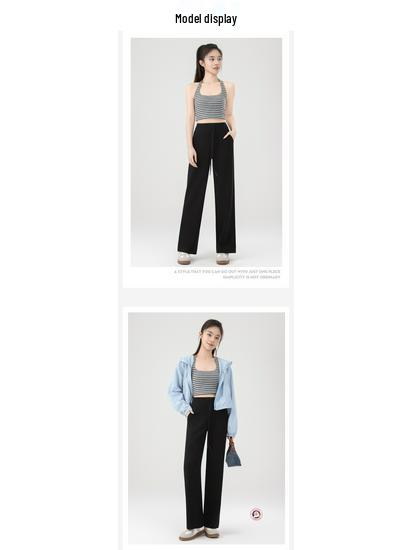 

Lyocell Wide Leg Yoga Pants - 2026 Spring/Summer Women s Casual Fitness Wear with Pockets L (120-140 lbs)