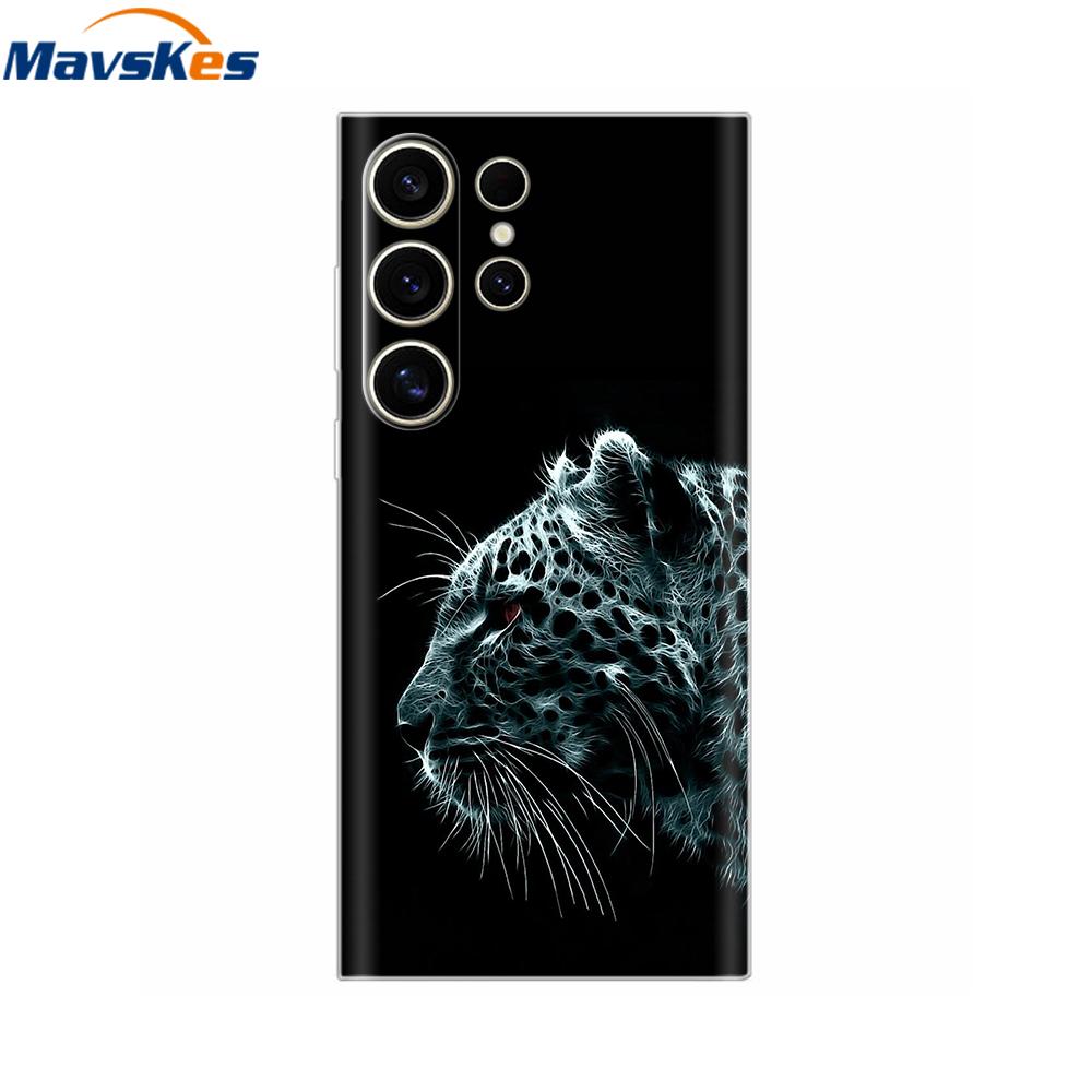 S24 Casing For Samsung Galaxy S24 Ultra Case Fashion Soft Clear TPU Phone Case Fundas For Samsung S24 FE S24Plus S24Ultra Cover