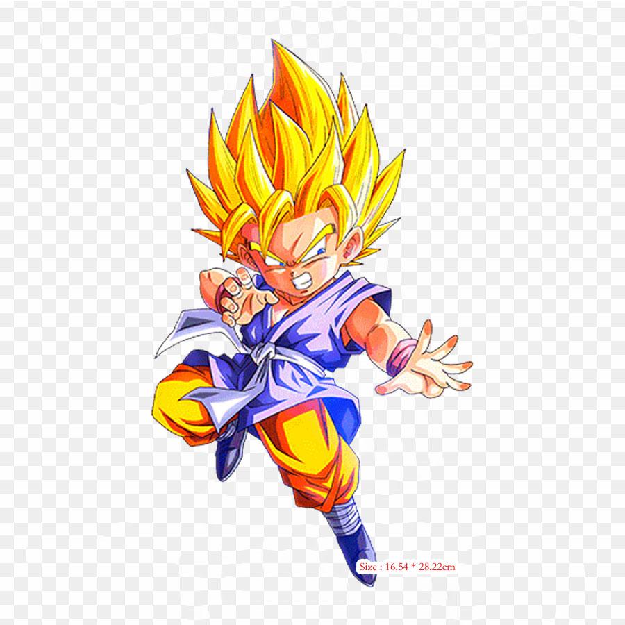 Patches For Clothes Bag Iron On Thermal Stickers Dragon Ball Frieza Gohan Pattern Washable Heat Transfer