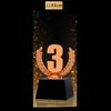 Creative Electroplated Resin Trophy, Crystal Base , Dance , Music , Sports, Competition Awards, Customized, Home Decoration, 1Pc