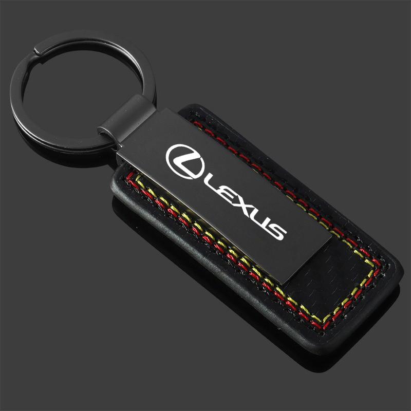Colgante Llavero de Cuero para Llave de Coche para Lexus IS250 IS300 RX330 RX350 GX200 GX300 LX470 LX570 Llaveros de Llave de Coche Accesorios