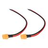 2PCS Power Adapter Cable Silicone AWM14 XT60 Male Head Fireproof Power Converter Cord for Electric