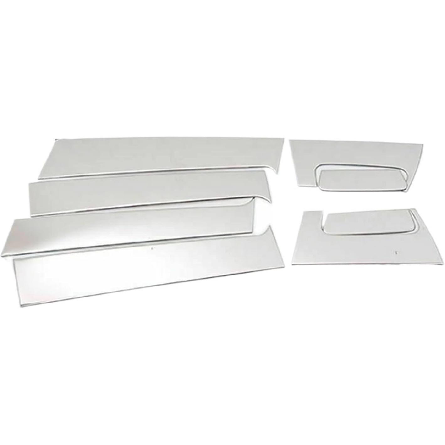 8Pcs Pillar Post Window Sticker Trim Compatible with Honda HRV 2016-2022 Silver Chrome Car Door BC Coulmn Styling Decal