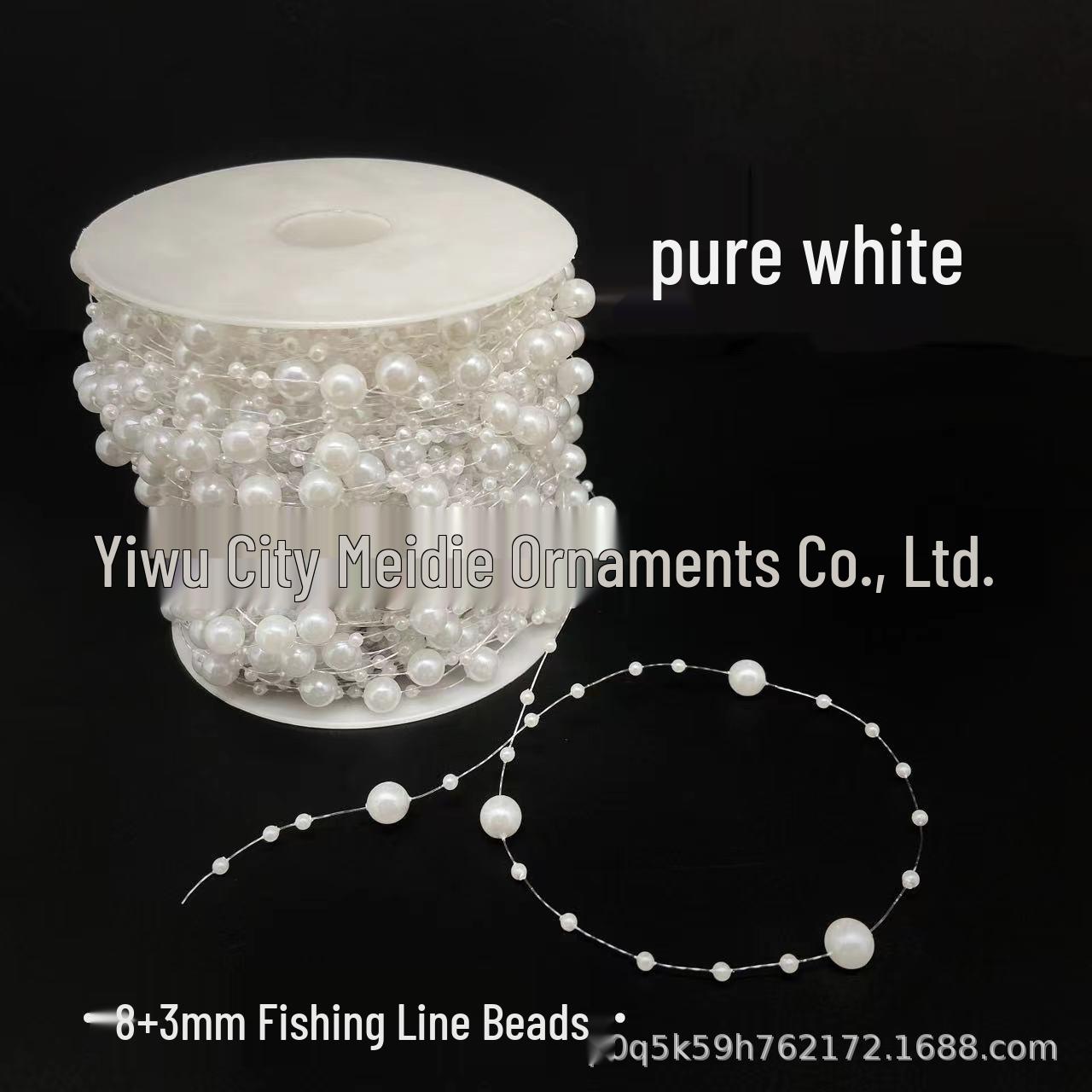 Gypsophila Bead Chain Hair Accessory Material & Christmas String Light Decor 5m/pack
