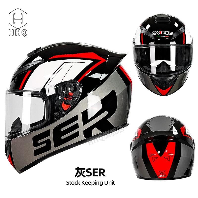Motorcycle Helmet Four-Season Bluetooth Full Men's 3C/DOT Certification New National Standard