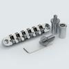 Guyker Adjustable Locking 6 String Guitar Bridge Zinc Alloy For Electric Guitars Gm007