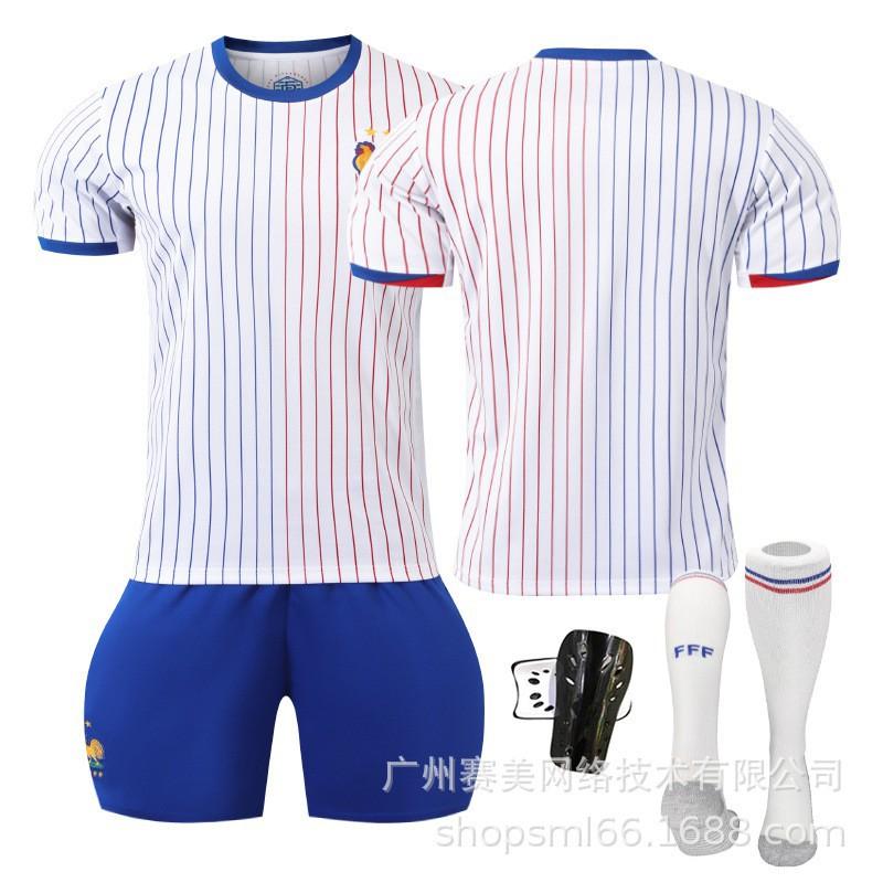 Europacup Uit Nr. 10 Mbappe 8 Meni 7 Grizmangiru Voetbalshirt Set