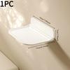 1PC Storage Folding Rack Bedside Toilet Storage Mobile Phone Set-top Box No Punching Bathroom Wall Hanging