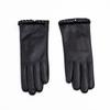 Winter Warm Cycling Genuine Leather Gloves  European and American Outdoor Windproof and Cold-proof Women's Business Fleece Leather Gloves