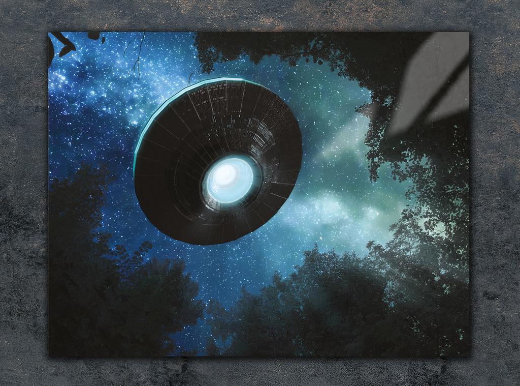 SZKLANA DESKA DO KROJENIA 40x30 UFO