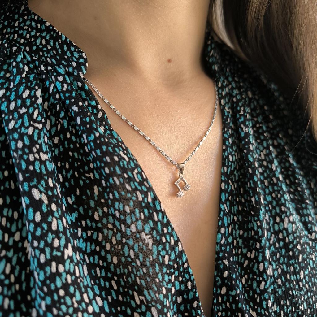 Silver Pendant with Cubic Zirkonia (2191575)