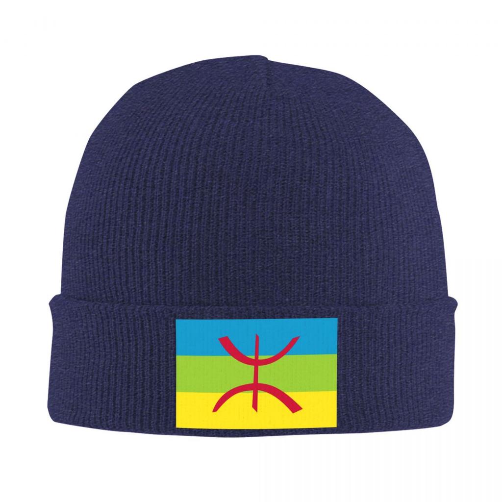 Berber Kabyle Berbers Amazigh Flag Hat Autumn Winter Beanie New Cap Men Women Bonnet