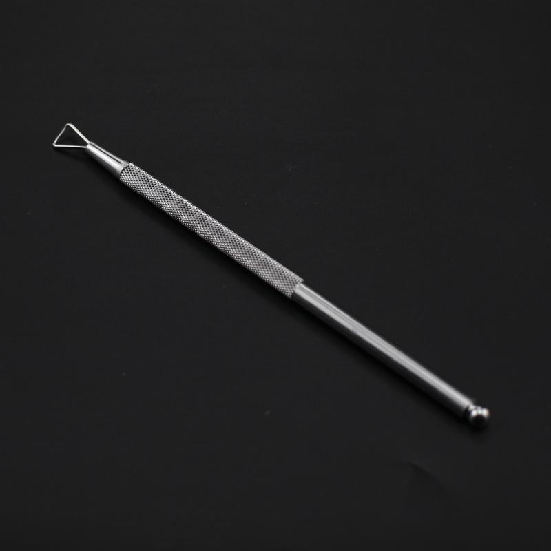 Aynalı Bitişli Jel ve UV Oje İçin Çift Kullanımlı Paslanmaz Çelik Oje Çıkarıcı ve İtici