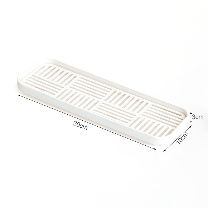 Nordic Style Rectangular Plastic Tea and Cup Draining Tray for Living Room