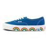 Vans Authentic 44 Dx Anaheim Lightweight Comfortable Low-Top Skate Shoes Unisex sneaker Blue Rainbow VN0A54F241D