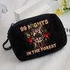 99 Nights In The Forests Soft Coin Purses Cartoon Print Mini Zipper Wallets Portable Key Change Pockets Storage Bags Boys Gift