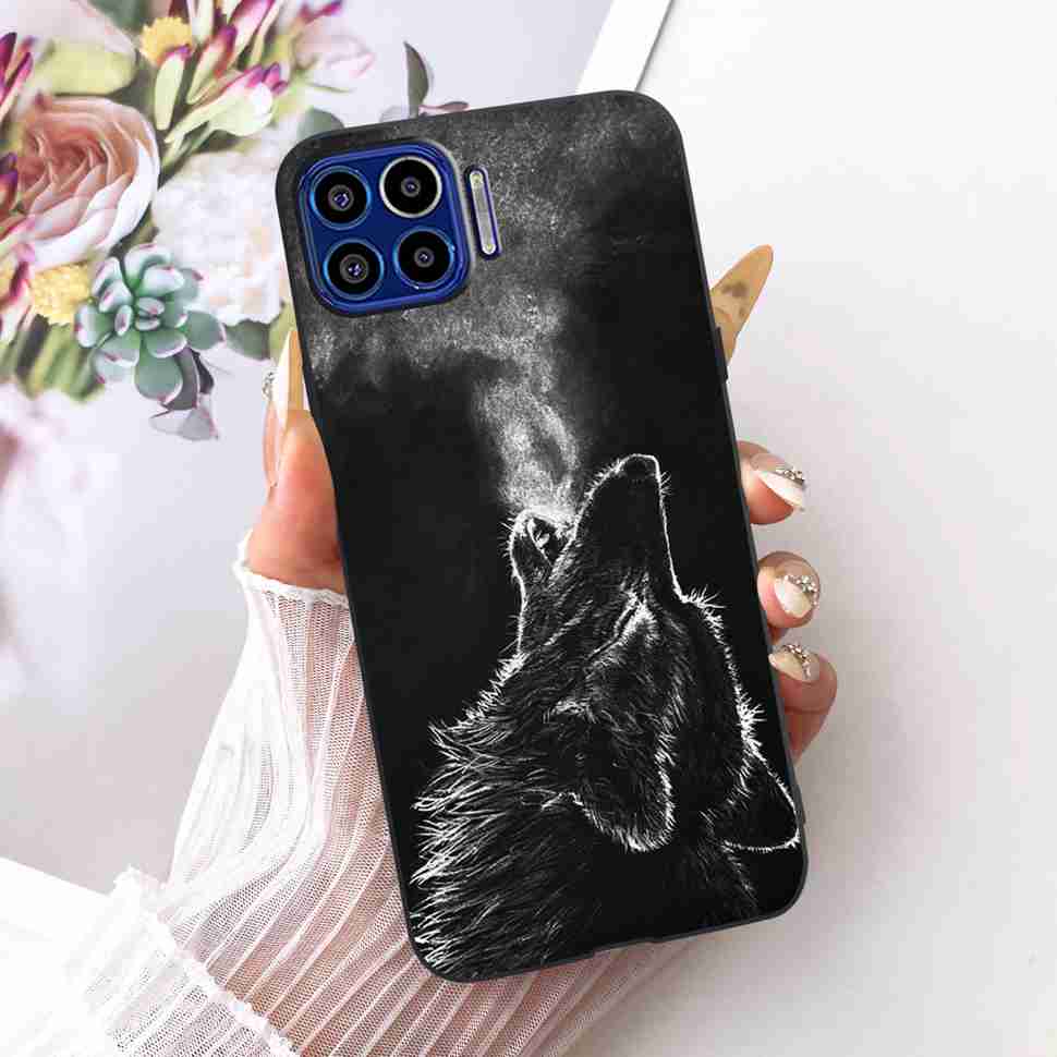 Für Motorola One 5G 6,7" Hülle Neueste Beliebte Drucke Silikon TPU Schwarze Abdeckung Für Motorola One MOTO ONE 5G Handyhüllen Bumper