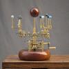 Vintage Decor Orrery Art Masterpiece Antique Decor, A Luxury and Unique Artwork One of a Kind Gift for Husband, with 7 Celestial Bodies