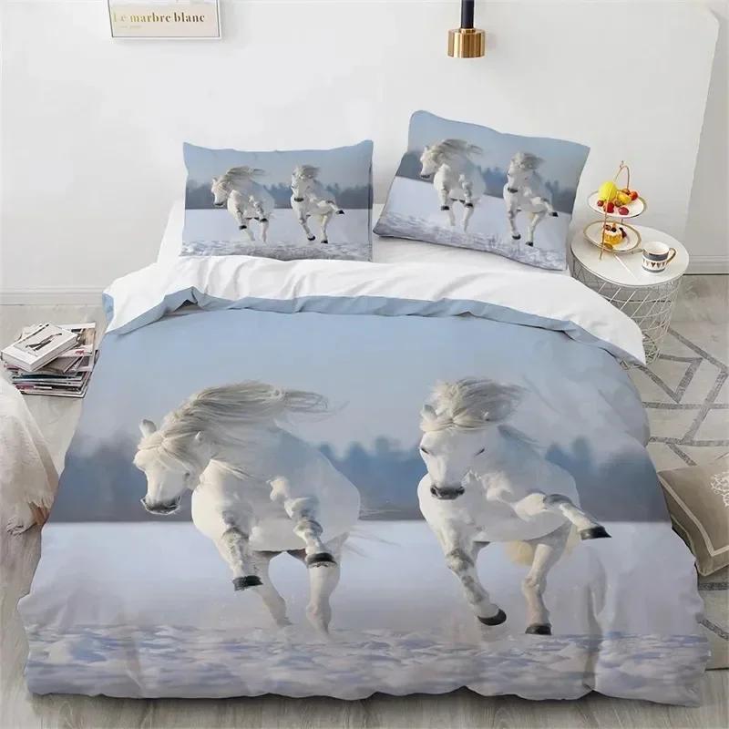 3D Wild Animal  Moon And Wolf 3D Duvet Cover Bedding Set Comforter Linen Pillowcases Home Decor Single Double Twin King Queen