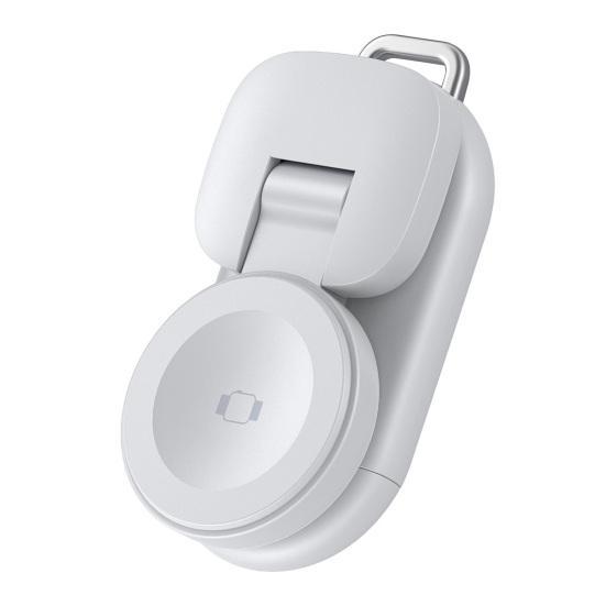 Mini Watch Wireless Charger for Apple Watch Series 270 Degrees Rotation Lightweight Portable Travel USB-C Smartwatch Charging Dock Stand