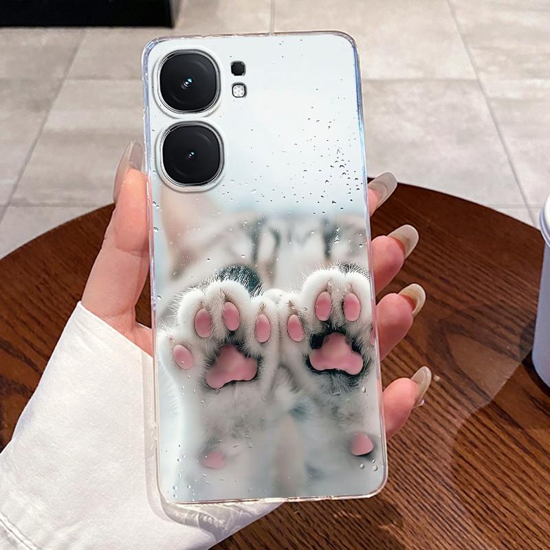 Casing For Vivo iQOO Neo9 Neo9s Pro+ Neo 9 9s Pro Plus 5G Luxury Dragon Cute Cool Boys Girls Transparent Phone Case Back Cover