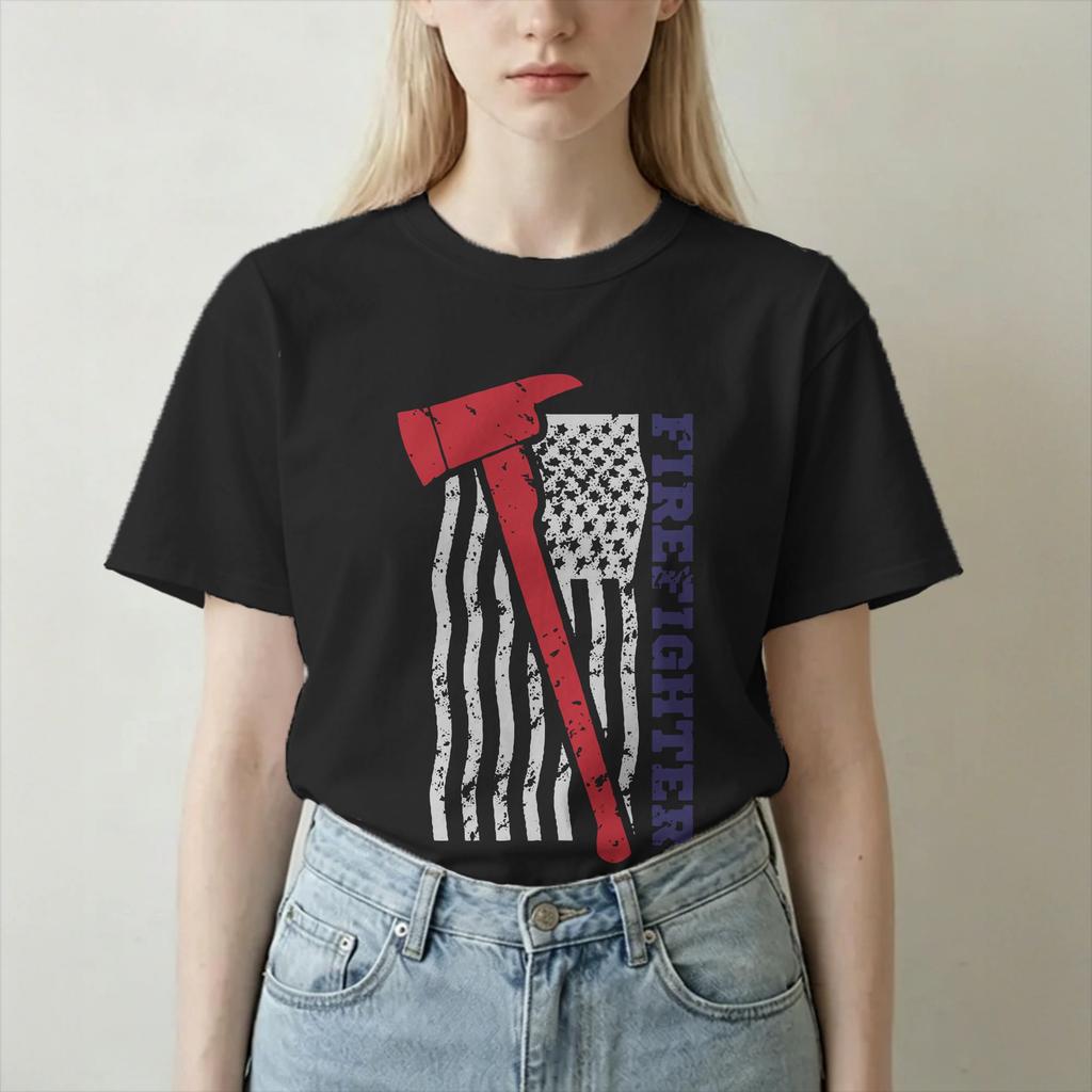 Unisex Unisexs TShirt Future Firefighter Awesome 100 Cotton Tee Shirt Short Sleeve Fire Rescue T Shirts O Neck Clothing