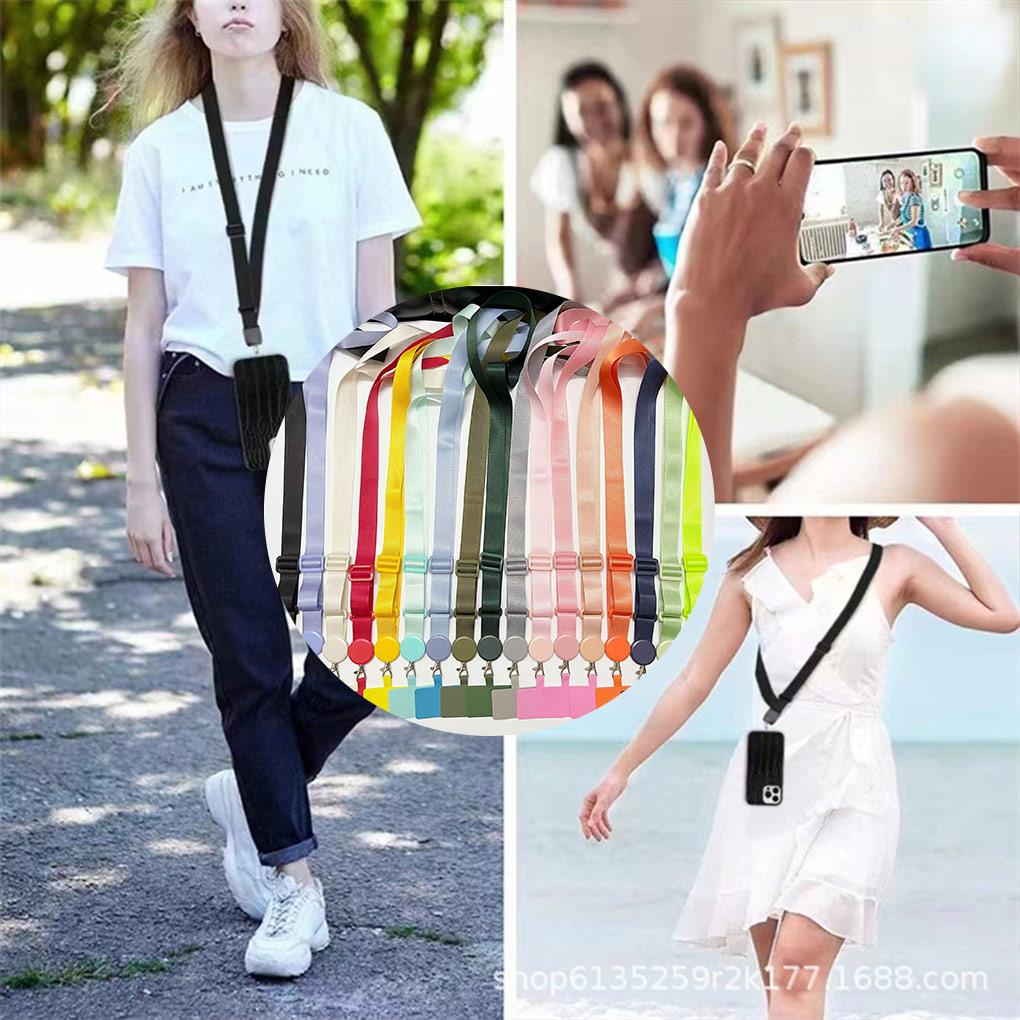Universal Mobile Phone Lanyard Camping Portable Cellphone Anti-Drop Neck Hanging Rope Strap Outdoor Accessories