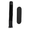 MOMOSTICK Mobile Phone Stick Gel Pad Finger Strap Holder Grip Stand with Phone ArmbandBlack