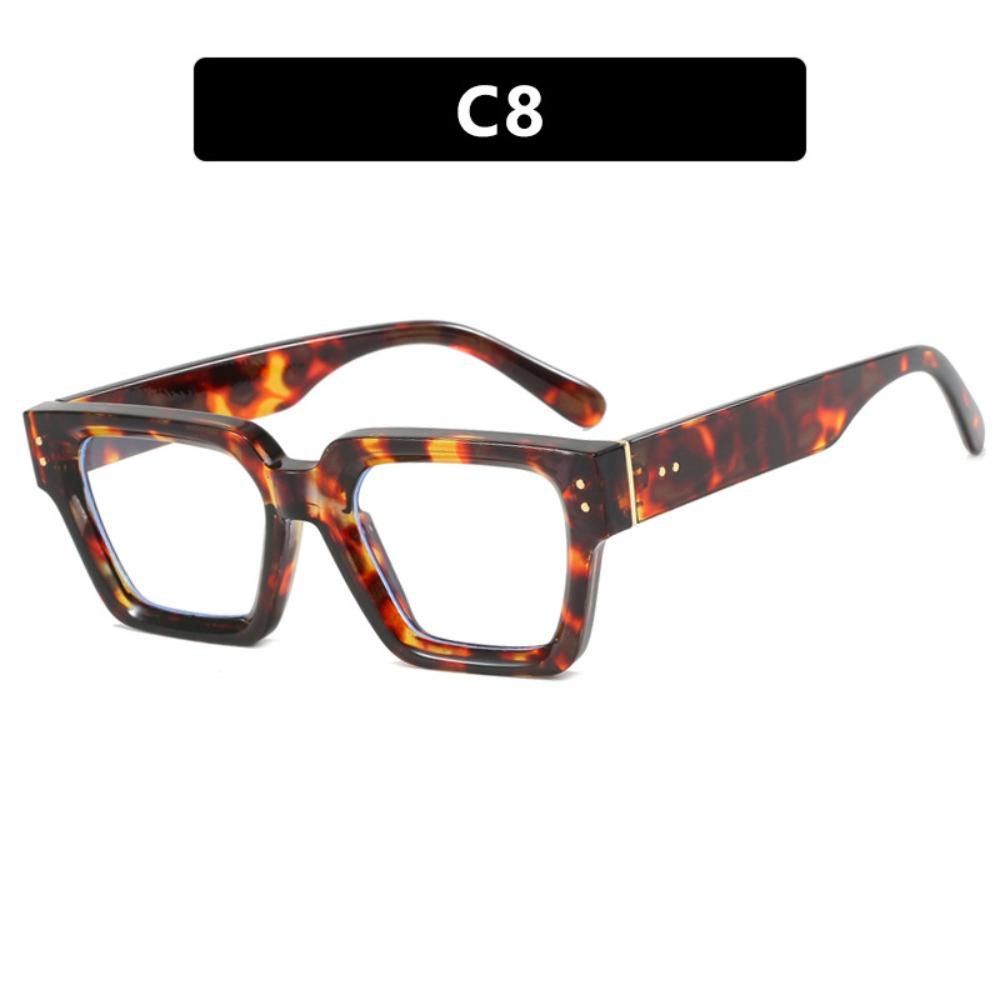 UV400 Square Frame Sunglasses Rice Nail UV400 Sun Glasses Multicolor Lenses Eyewear  Women