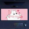 Custom Name,Moomin Mouse Pad, Large Gaming Desk Mat, Non-slip XXL Mousepad for Laptop & Tablet, Mini PC Playmat with Stitched Edges