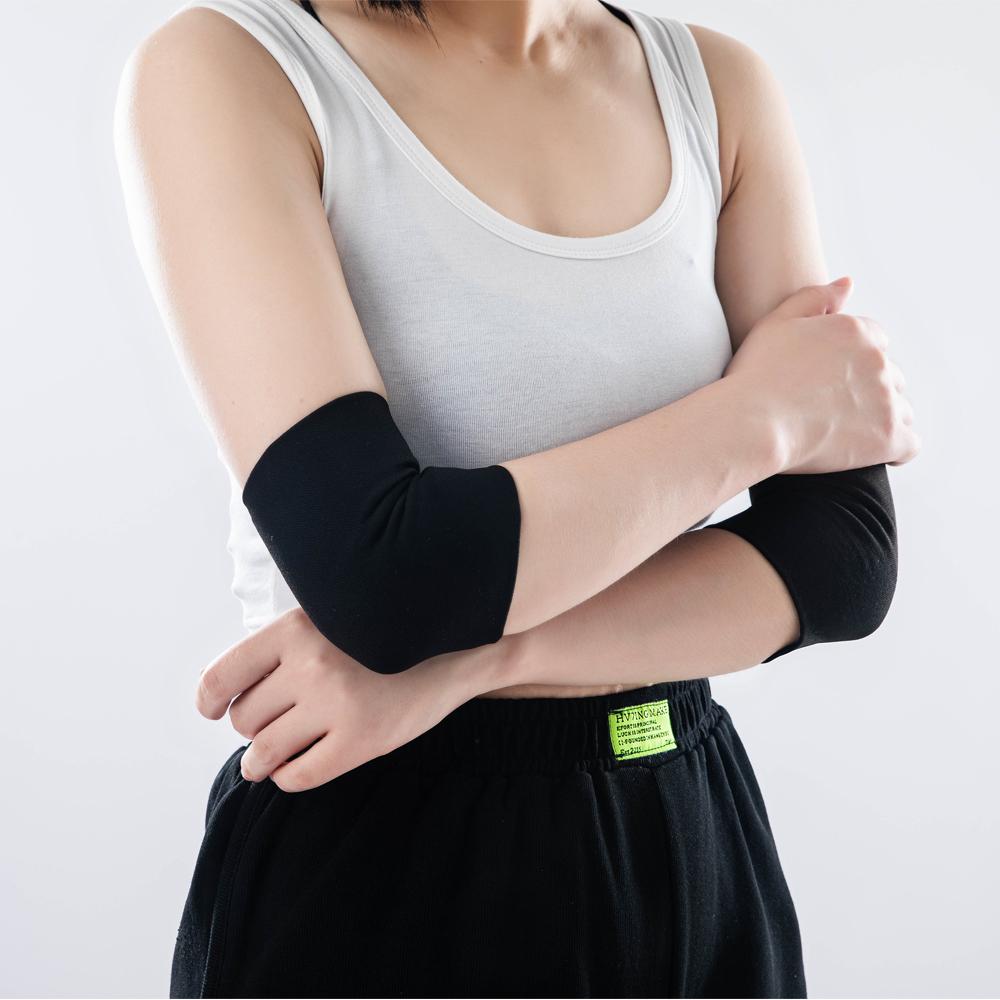 

1 пара медицинских компрессионных налокотников, эластичных, для спорта, бега, езды на велосипеде, снятия усталости, дышащих, нейлоновых, бежевых, для защиты суставов в спортзале XXXL