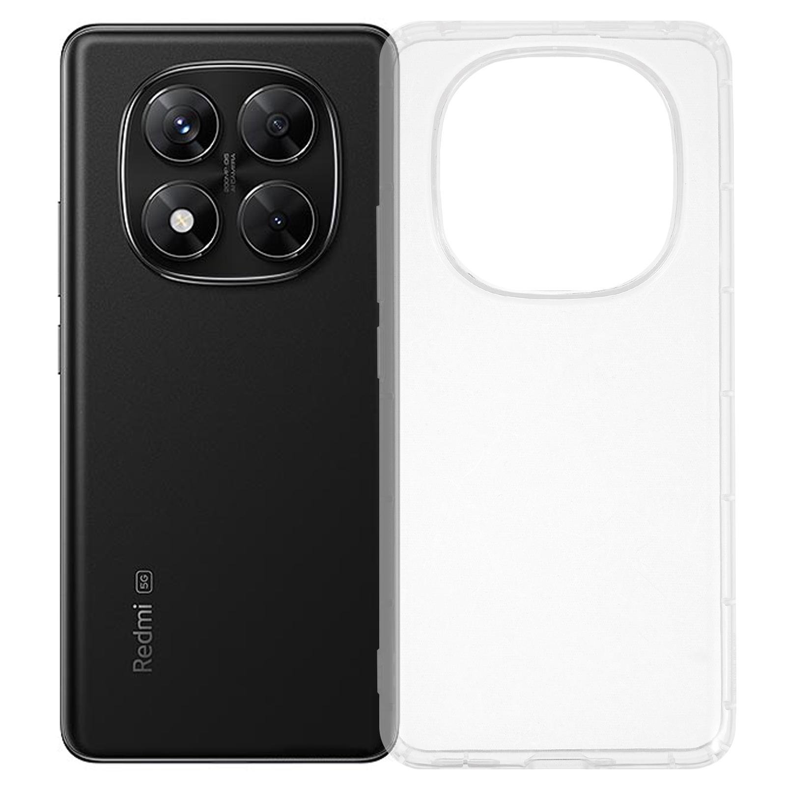 

Чохол для Xiaomi Redmi Note 14 Pro 5G/Poco X7 5G Прозорий ТПУ Задня кришка телефону Захист повітряною подушкою As Shown A