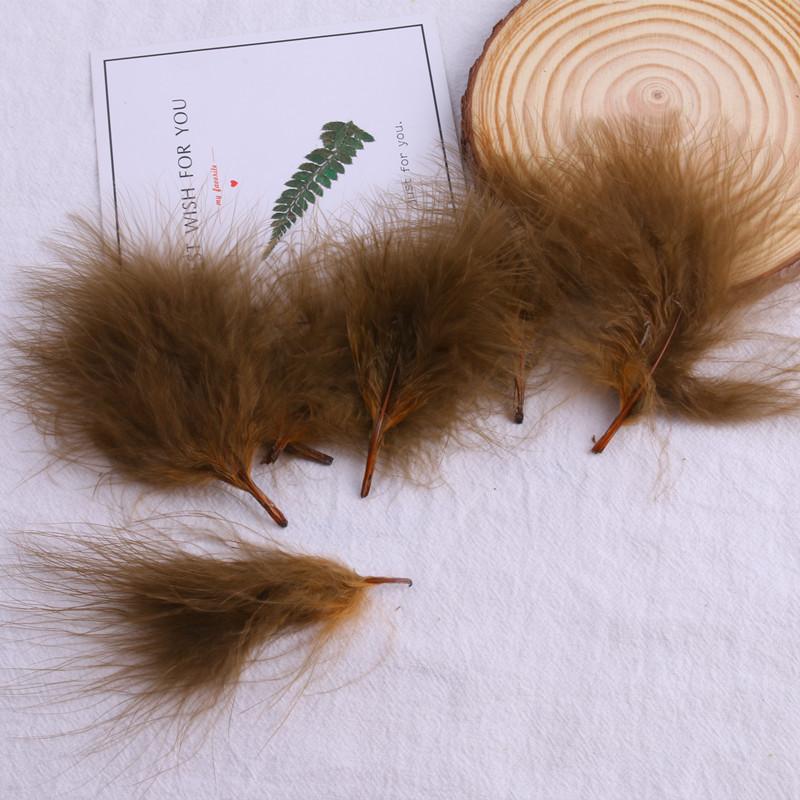 Blood vessel velvet feather turkey feather jewelry cat toy cat stick handicraft dream catcher decorative material