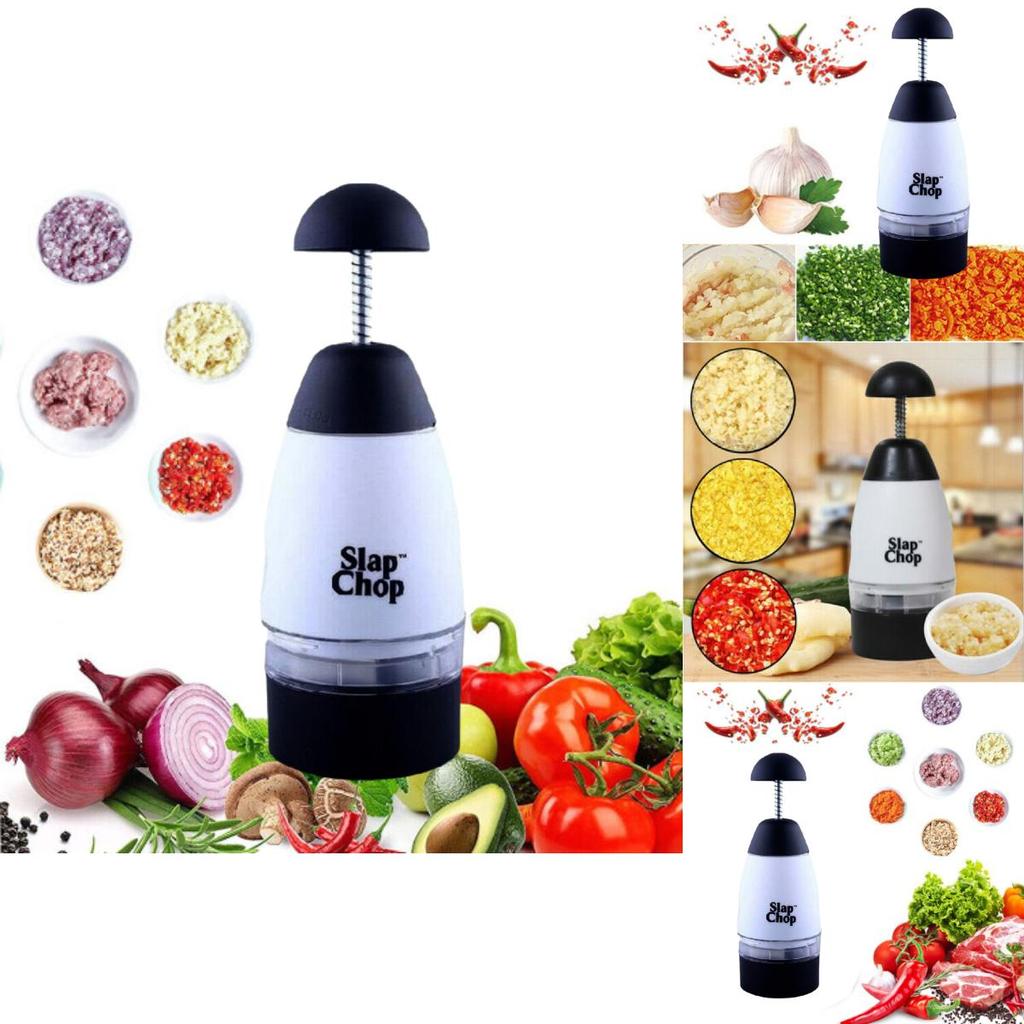 Versatile Slap Chop Onion And Garlic Cutter Kitchen Tool With Single Cup Convenience