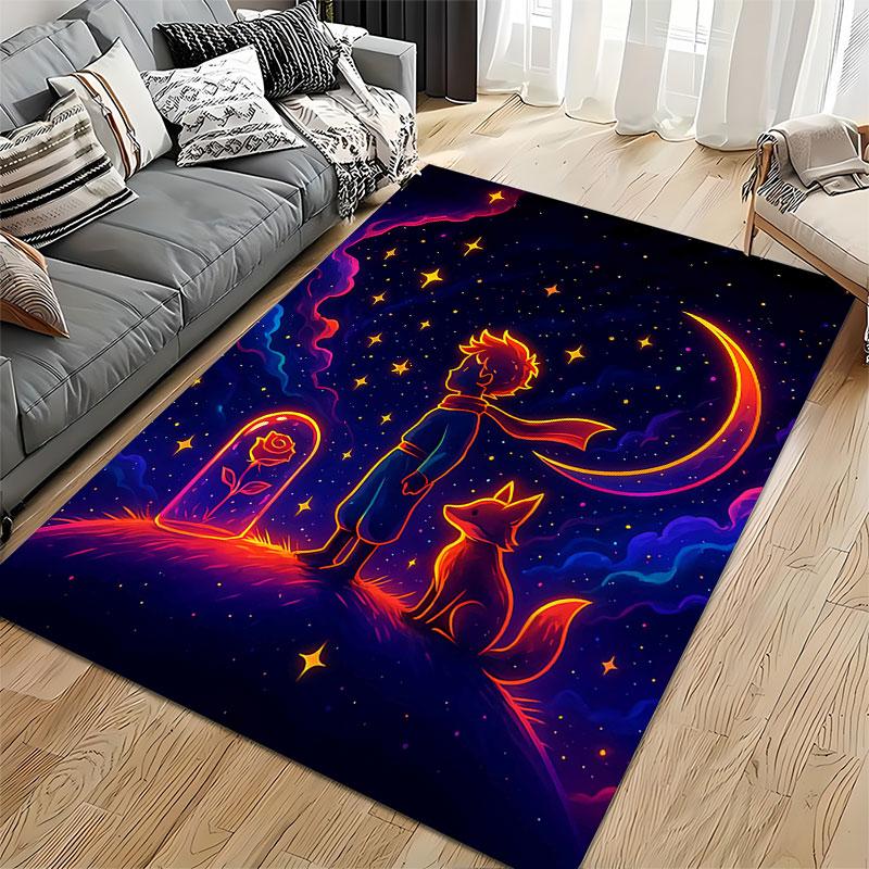 Magical Starry Night Carpet suitable as a non-slip mat for the living room or bedroom sofa