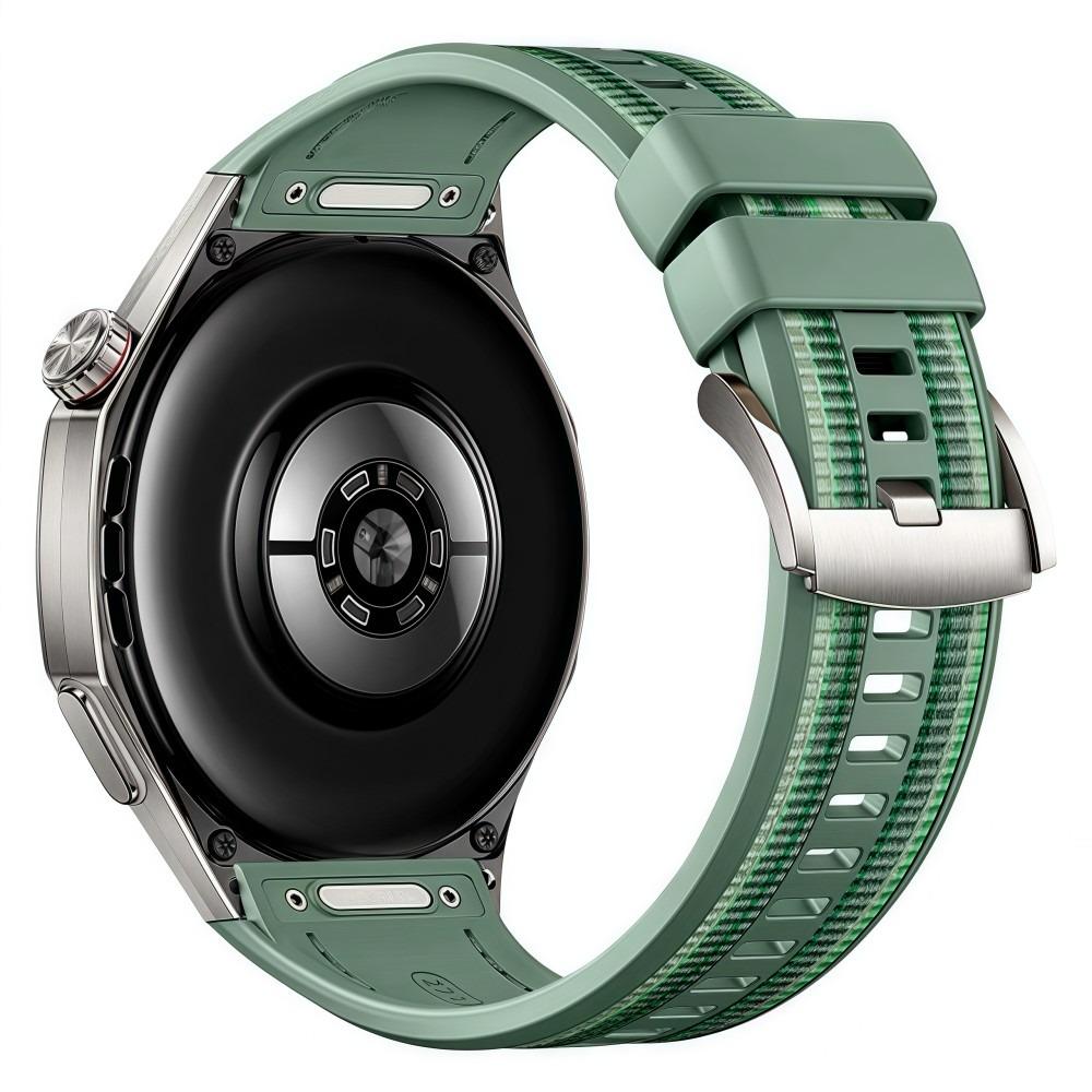 46mm Nylon Silicone Strap Lightweight Breathable Sports Watch Strap Waterproof Solid Color for Huawei Watch GT6 Pro