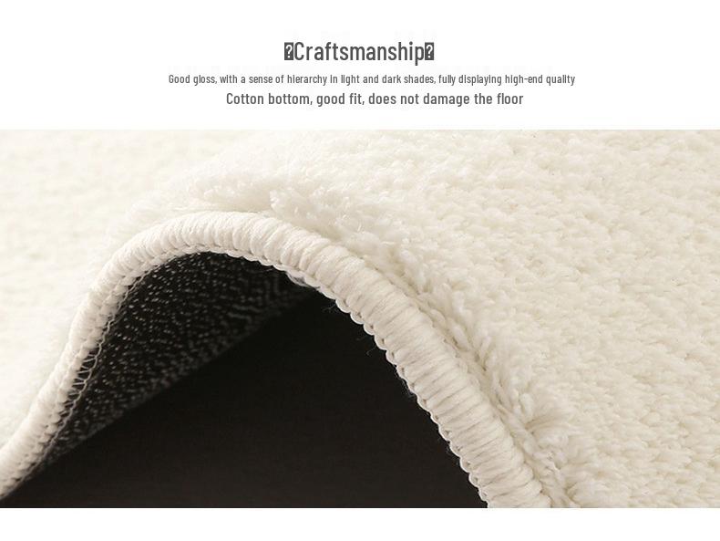 Nordic Winter Classic Imitation Cashmere Living Room Rug for Large Areas