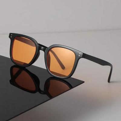 Neue quadratische Sonnenbrille Damen Herren Retro Luxus Weiblich Männlich Spiegel Klar Designer Brille Sexy Marke Schwarz Sonnenbrille