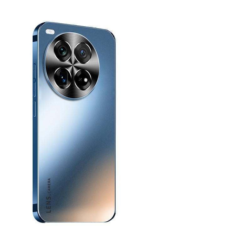 Applicable To OnePlus Ace3pro Mobile Phone Case New Electroplated Frosted Glass Ace3 Metal Lens All-inclusive Anti-ace2