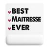Mousepad - PLANETEE - Best Teacher Ever - 22x18 Cm - Non-slip Smooth Surface - HD Sublimation