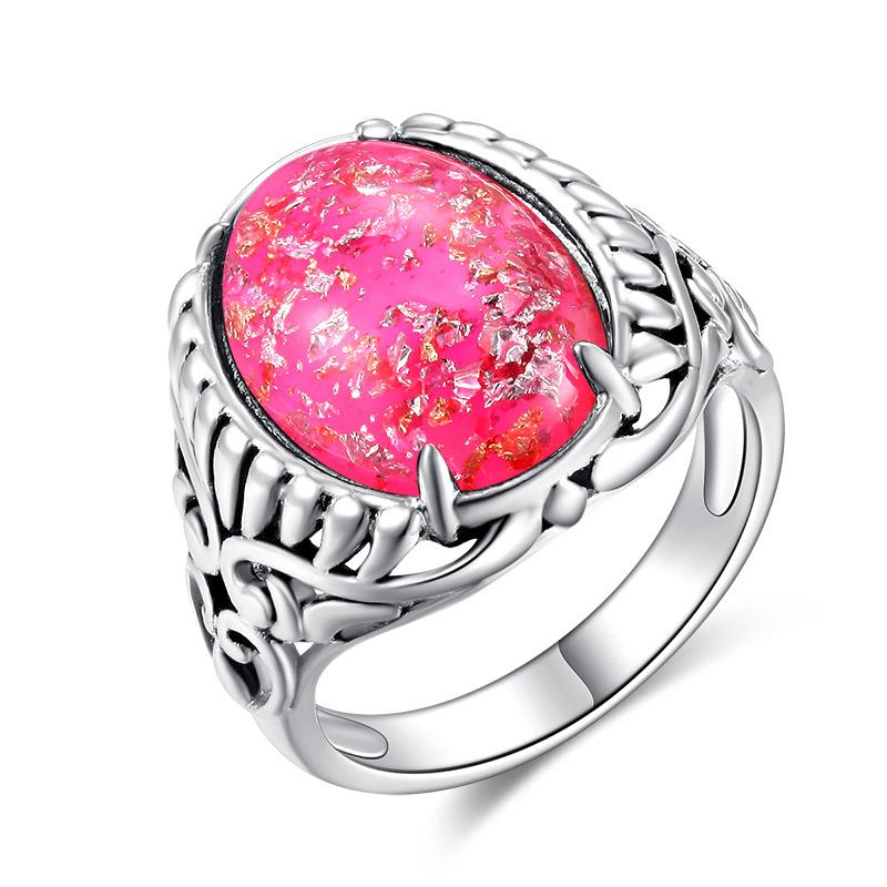 Popular Court Vintage Ring Female Symphony Opal Ring