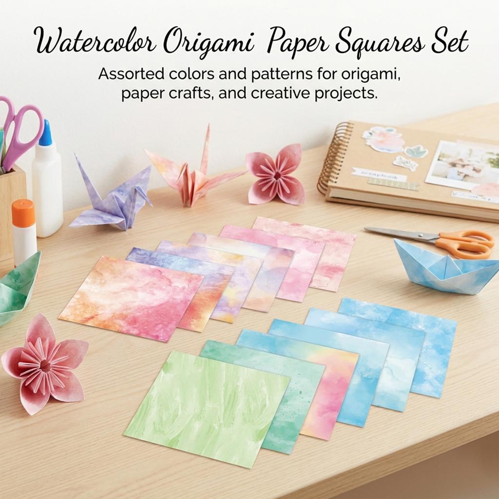 DIY Scrapbook Background Paper 12 Sheets Watercolor Pattern Paper For Journal Decoration