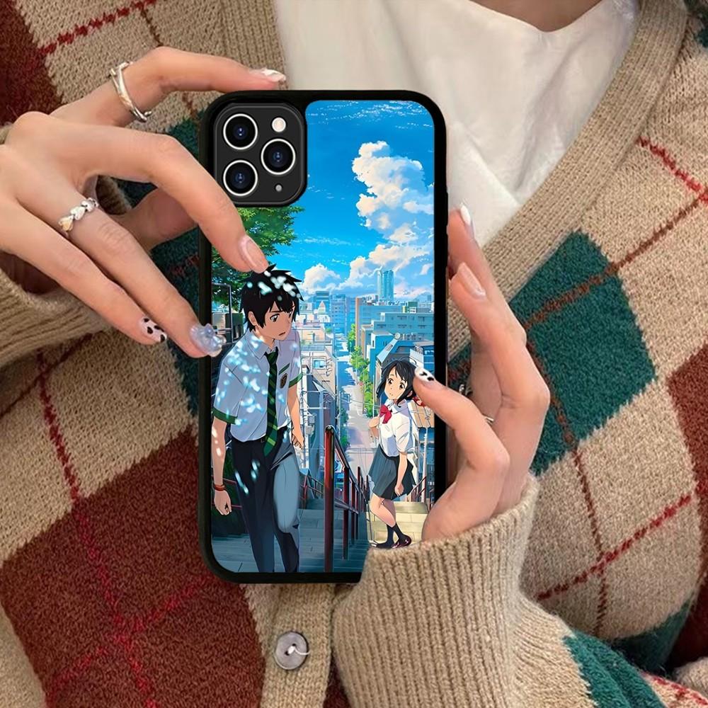 Anime Your Name Phone Case Silicone PC+TPU For For IPhone 11 12 13 14 15 16 Plus Pro Max Cover