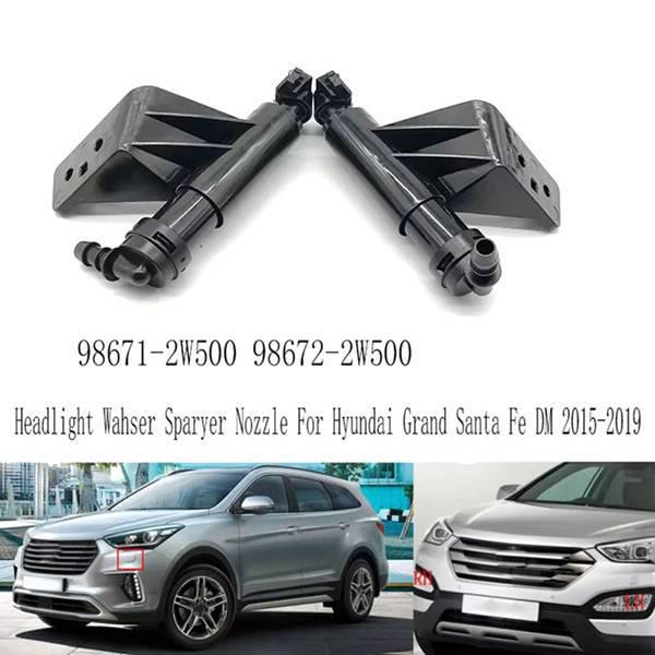 Pair of Headlight Washers (98671-2W500, 98672-2W500) for 2015-2019 Hyundai
