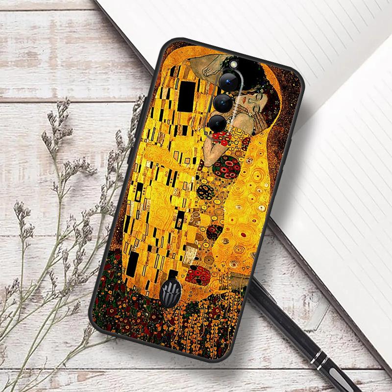 

Starry Night Klimt Kiss Case For ZTE Nubia Red Magic 10S 9S 8S 8 9 10 Pro Plus 6 7 6S 7S Pro RedMagic 10 Air Cover Red Magic 5G